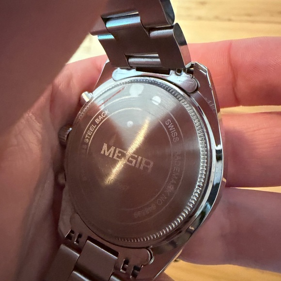 Omega Moonswatch Mod Modded Omega Speedmaster Watch Stainless Steel Metal Case - Picture 8 of 8